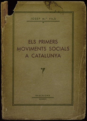 [L2/37 - R-1324] Els primers moviments socials a Catalunya