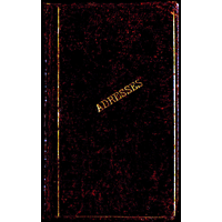 [FUNDACIO - R-0097] Agenda personal Ferrer i Guàrdia. Adreces